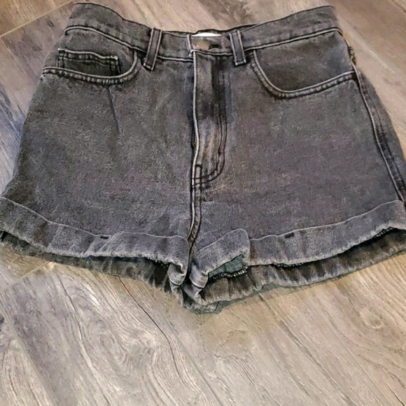 High waist denim shorts - Picture 1 of 2